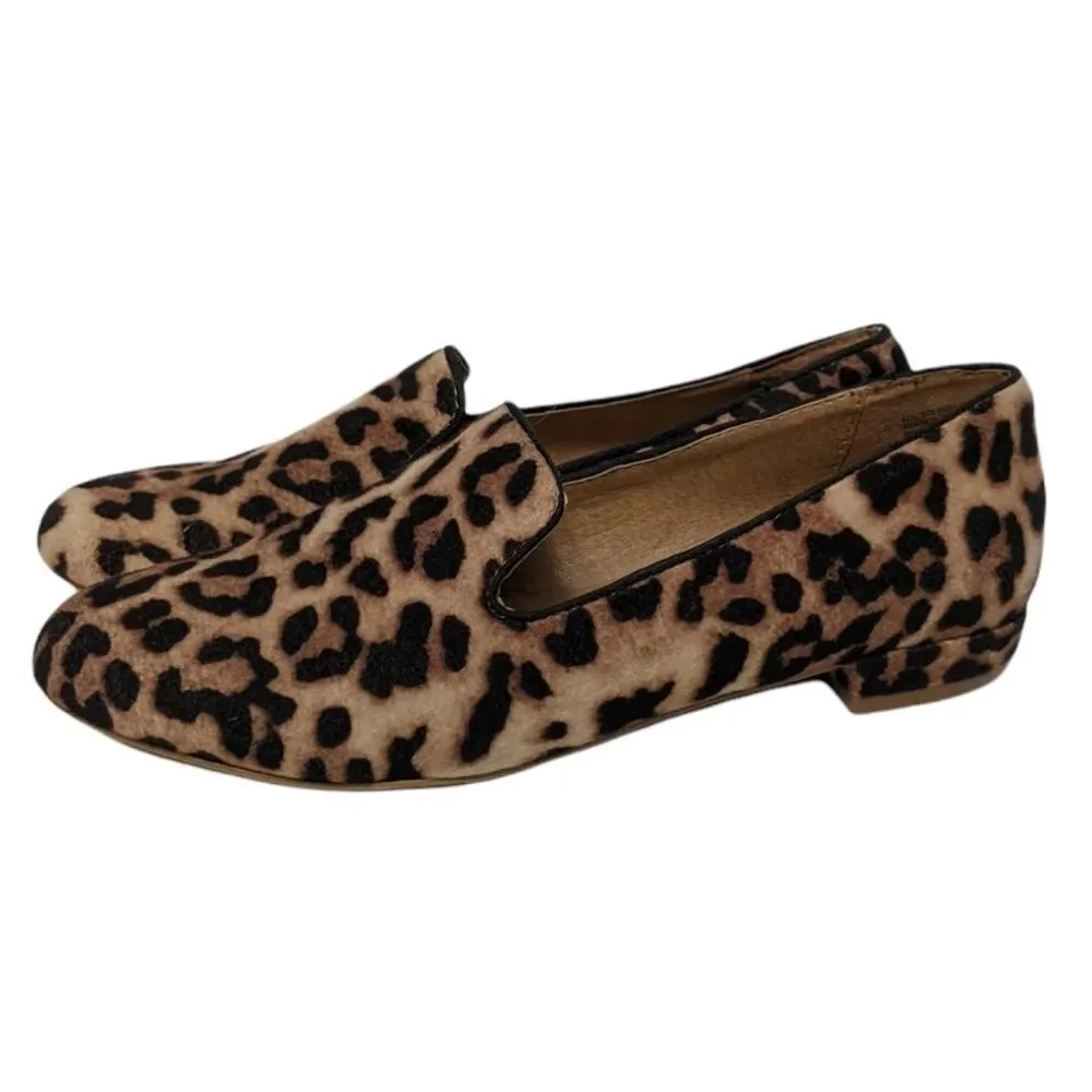 STEVE MADDEN Sol Animal Leopard Print Loafers 7